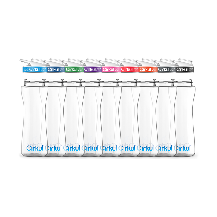 22oz. Plastic Bottle & Comfort Grip Lid S1